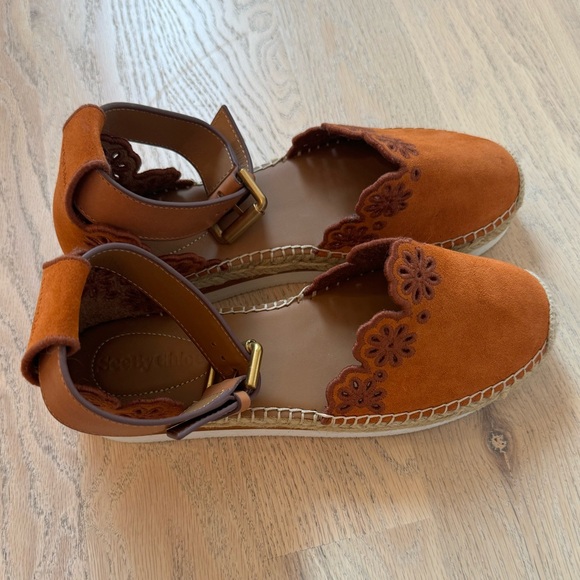 NEVER WORN See by Chloé Suede Espadrilles - Picture 4 of 10